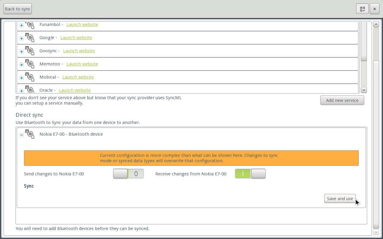 Choosing a configuration template, with MeeGo 1.2